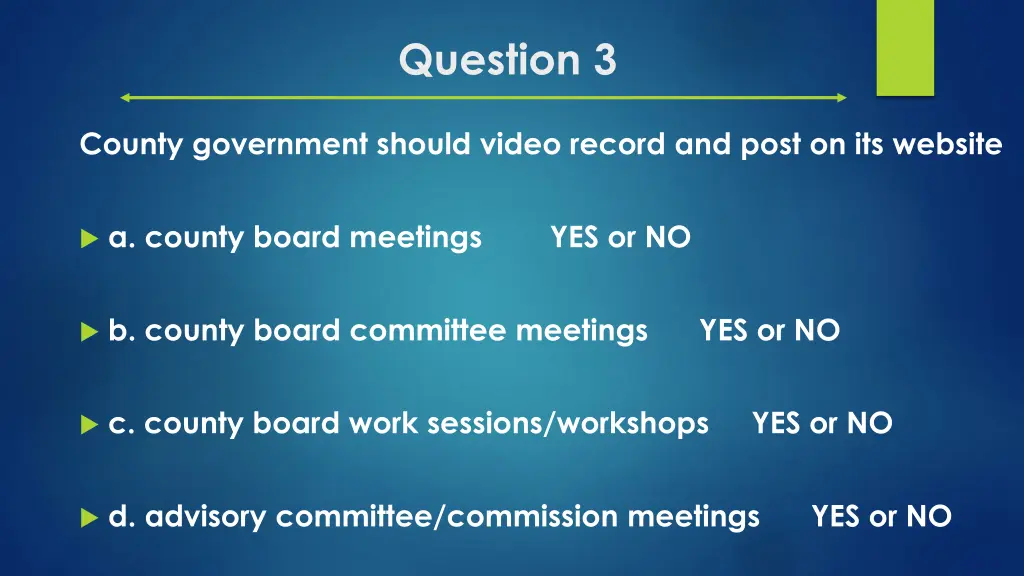 question 3