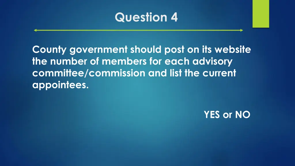 question 4