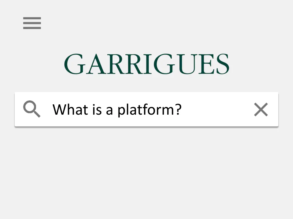 what is a platform