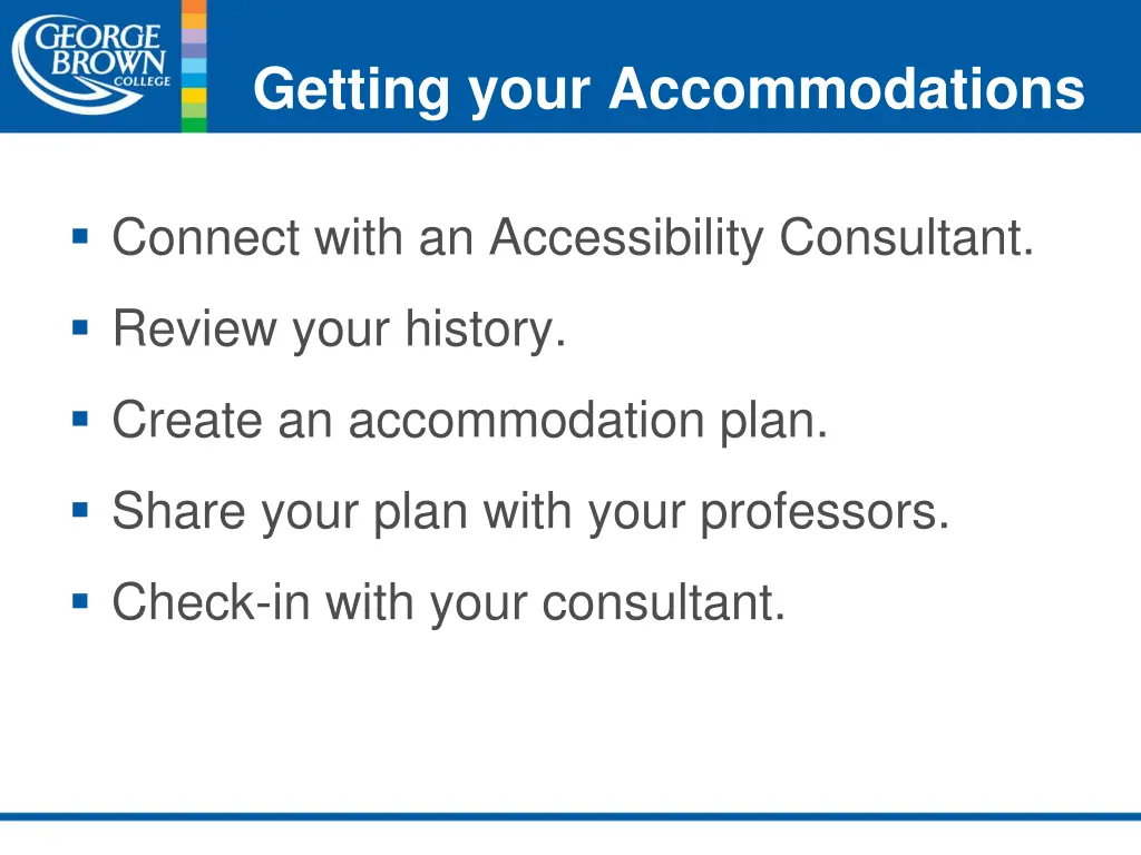 getting your accommodations