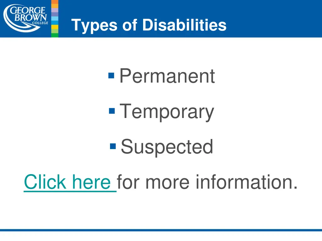types of disabilities