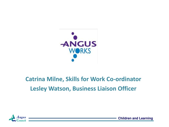 catrina milne skills for work co ordinator lesley