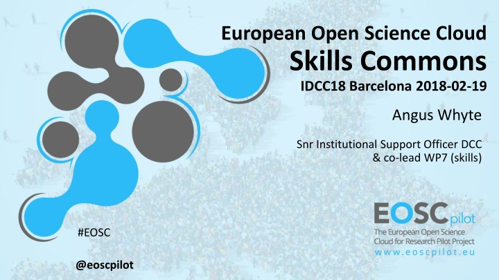 european open science cloud skills commons idcc18