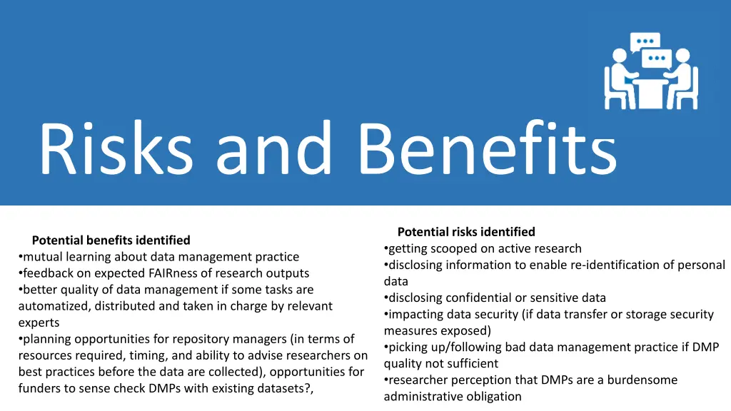 risks and benefits