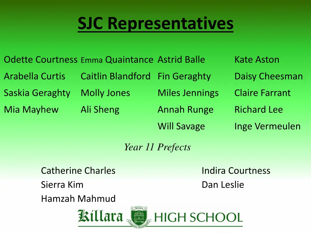 sjc representatives