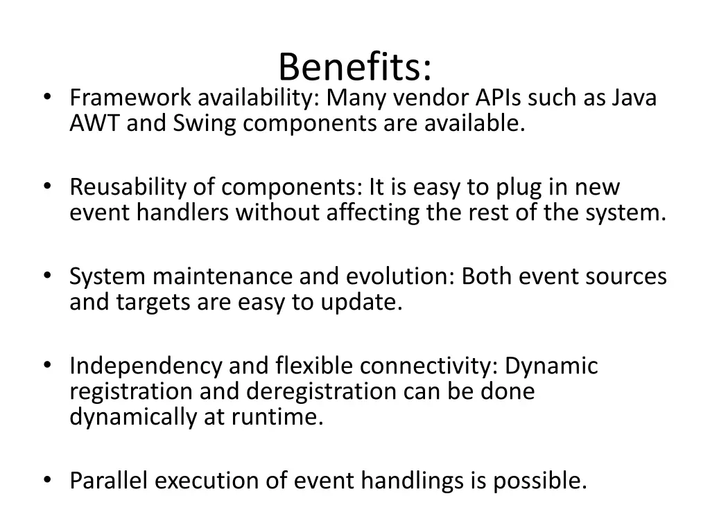 benefits