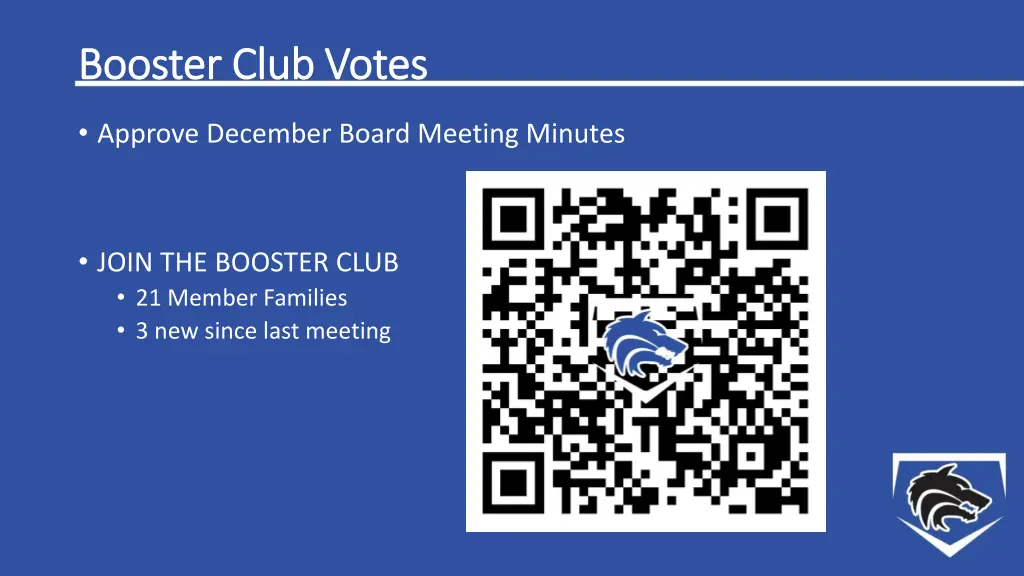 booster club votes booster club votes