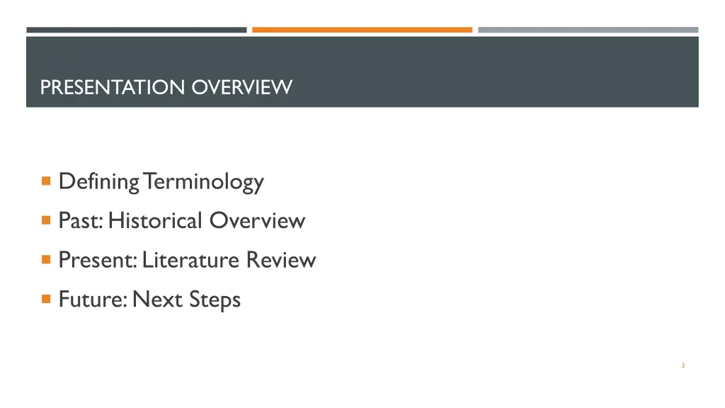 presentation overview