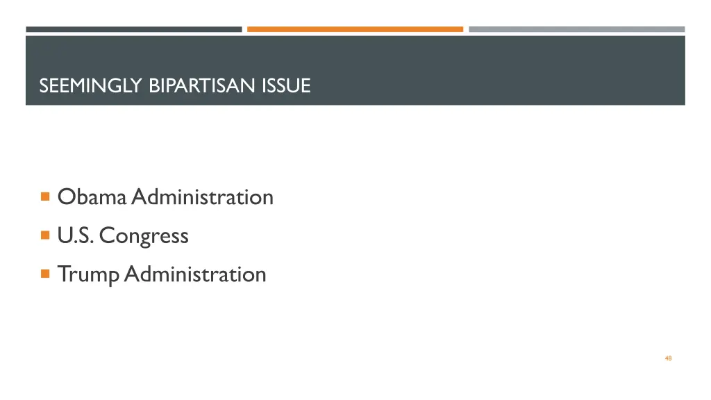 seemingly bipartisan issue