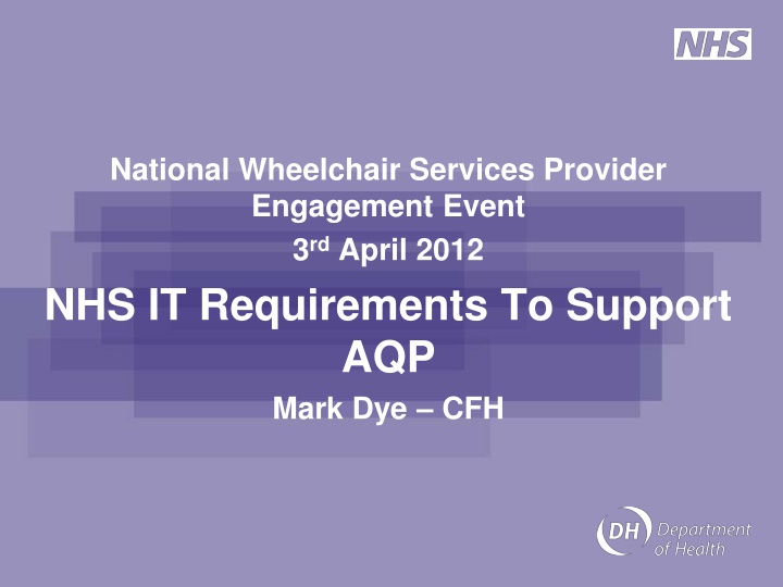 national wheelchair services provider engagement