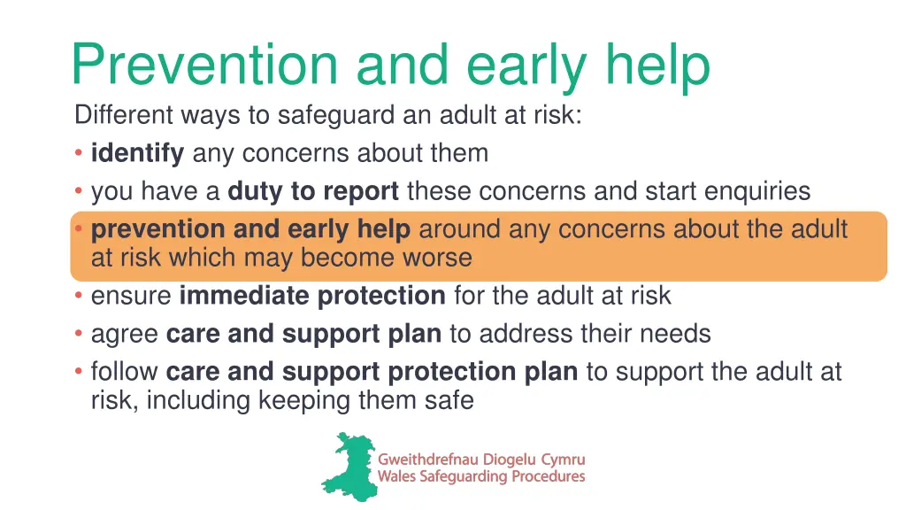 prevention and early help different ways