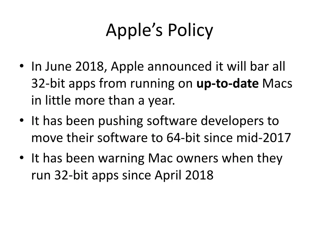 apple s policy