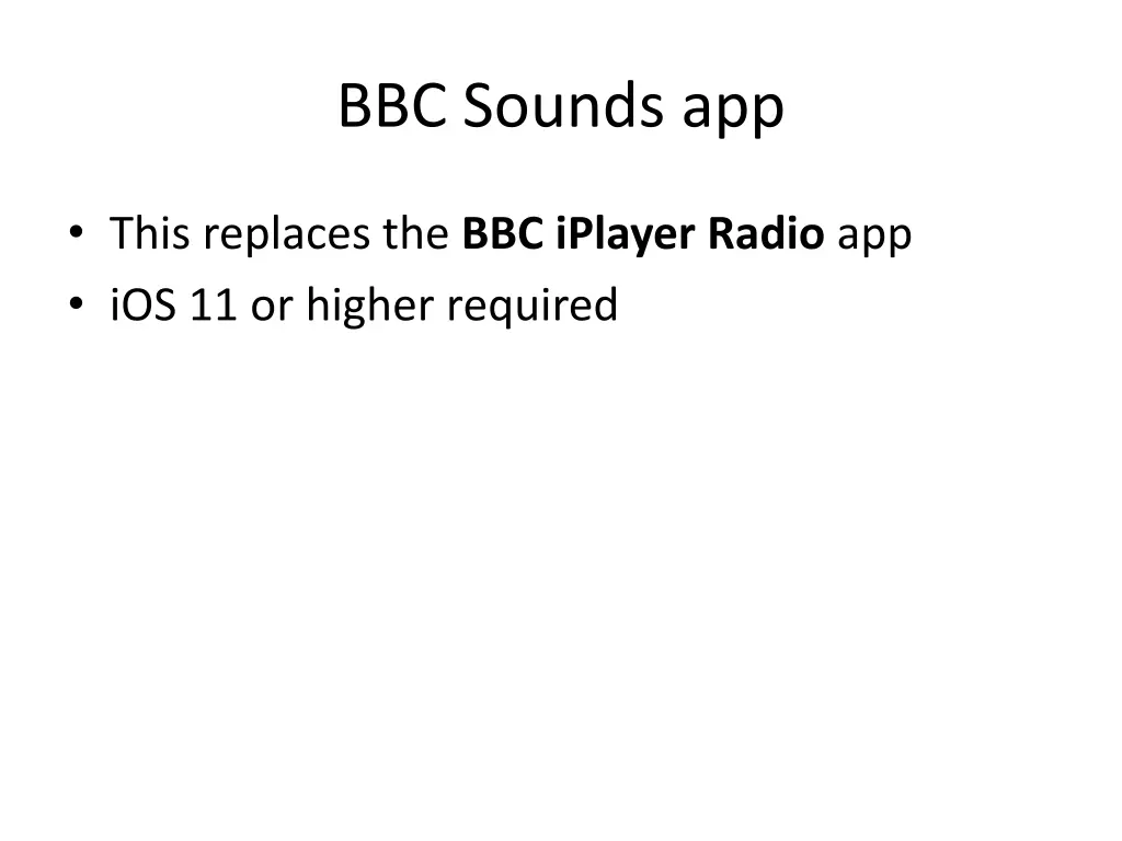 bbc sounds app