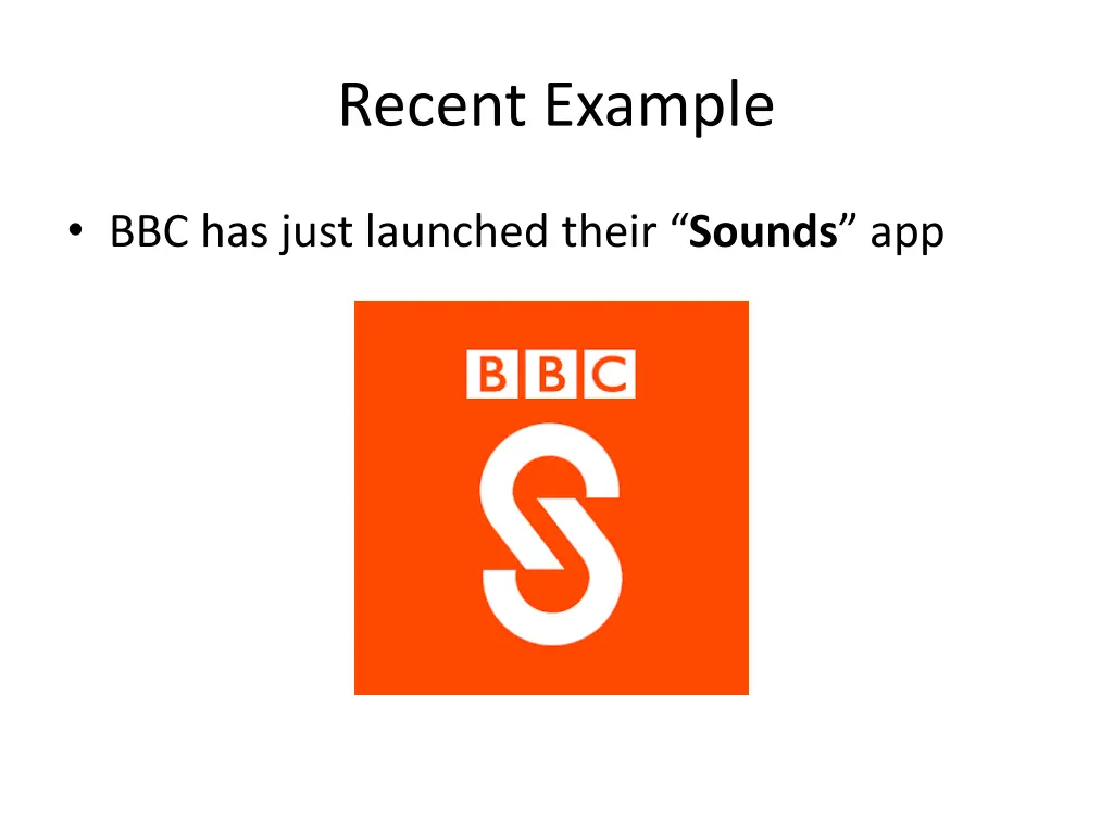 recent example