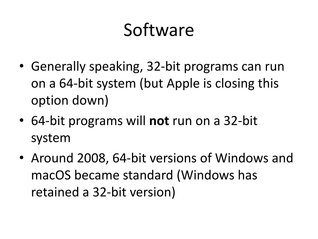software
