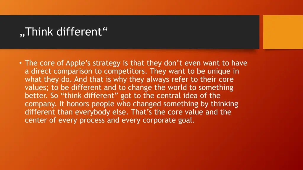think different