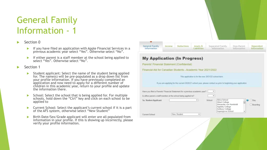 general family information 1