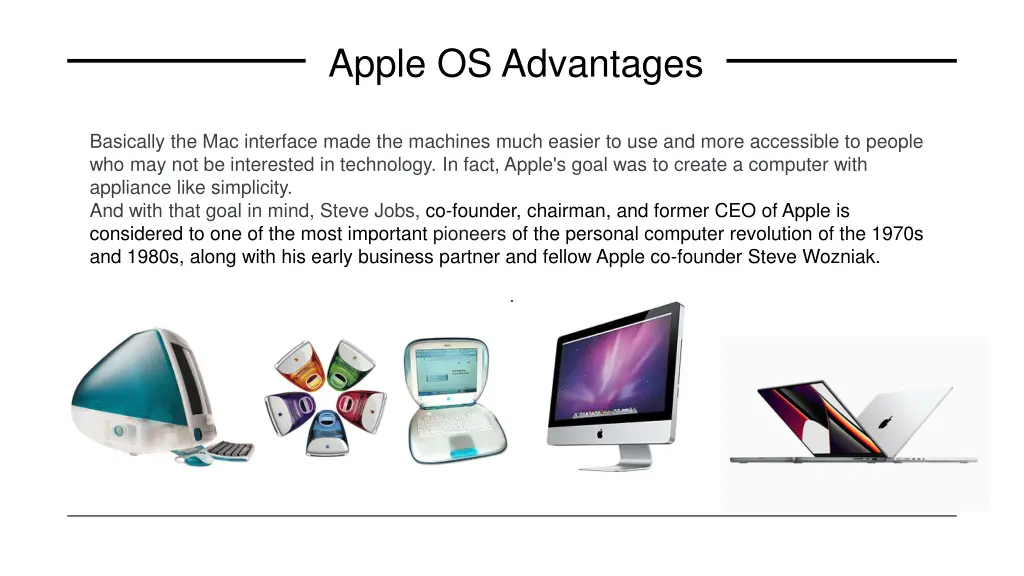 apple os advantages