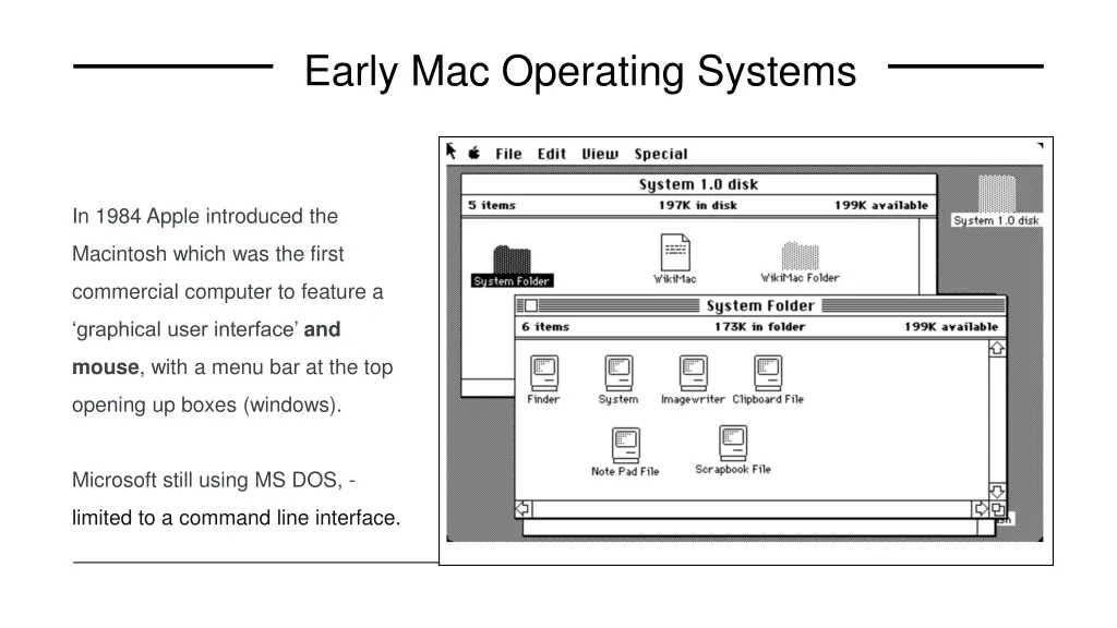 early mac operating systems