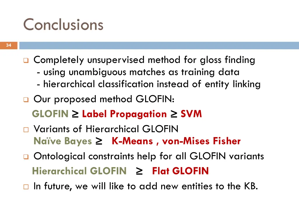 conclusions 1