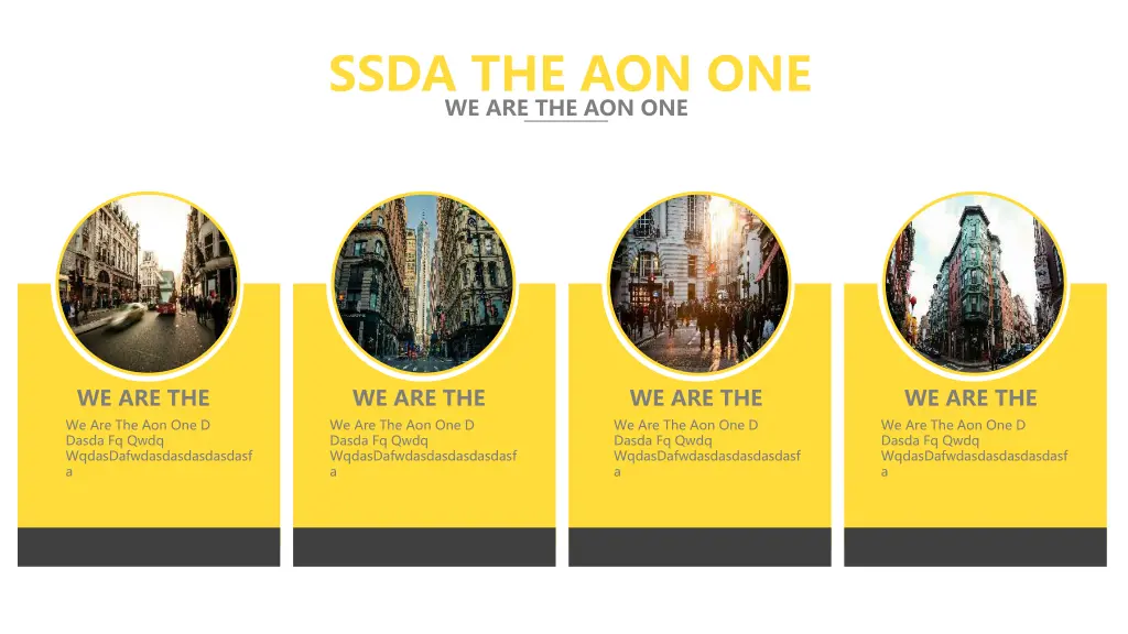 ssda the aon one we are the aon one