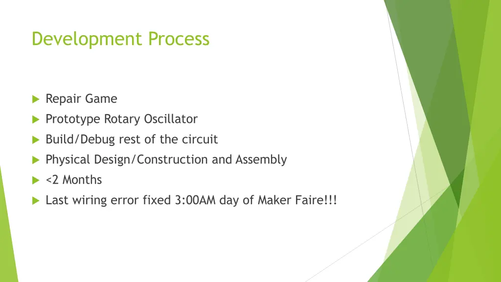 development process