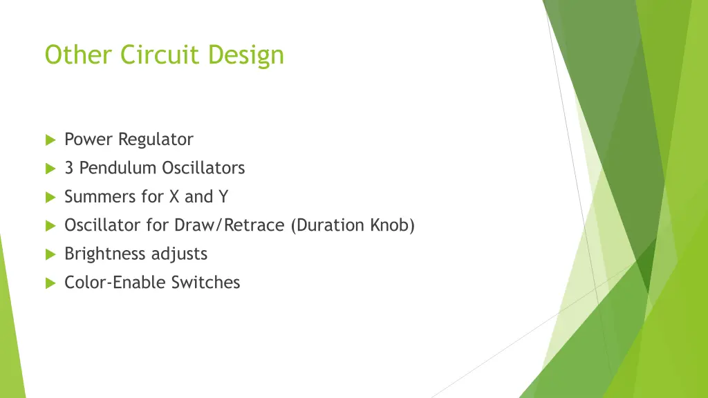 other circuit design