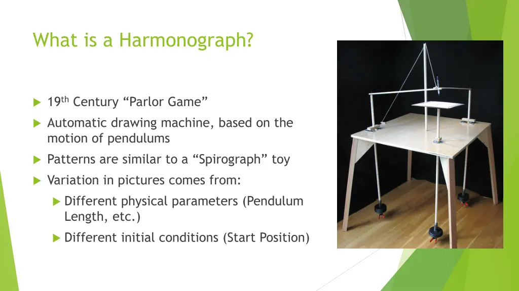 what is a harmonograph