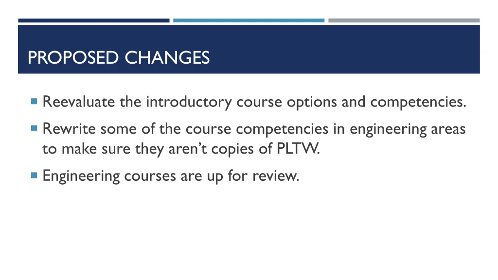 proposed changes 1