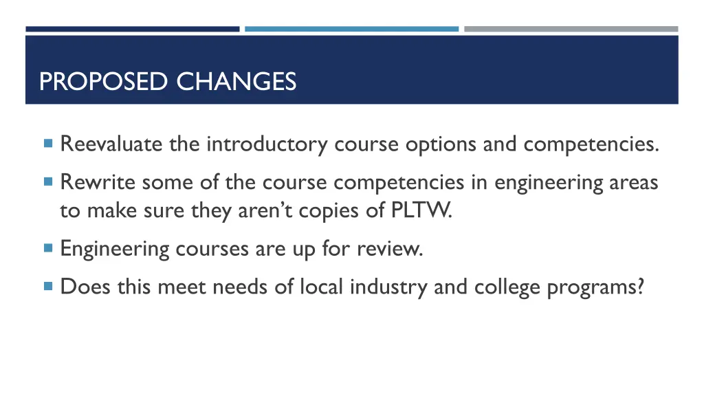 proposed changes 2
