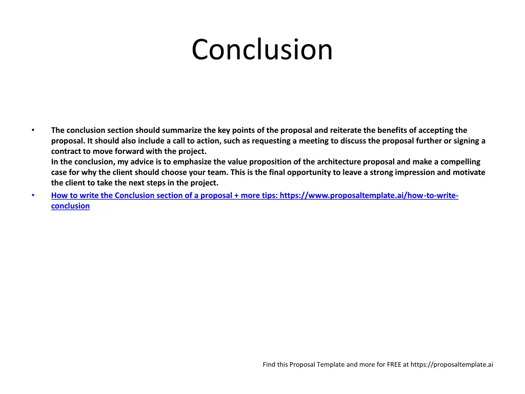 conclusion