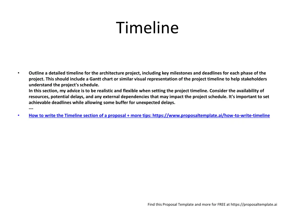 timeline