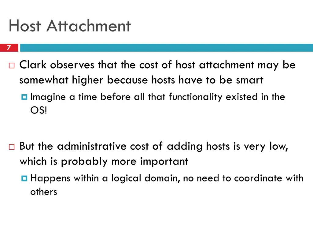 host attachment