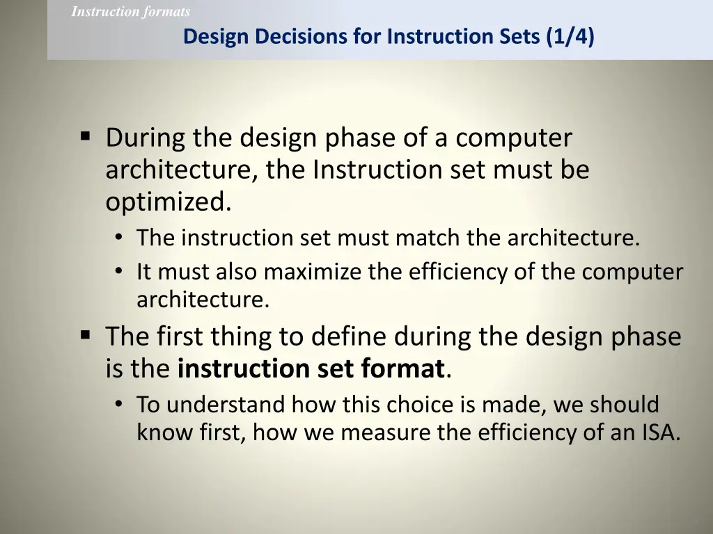 instruction formats 2