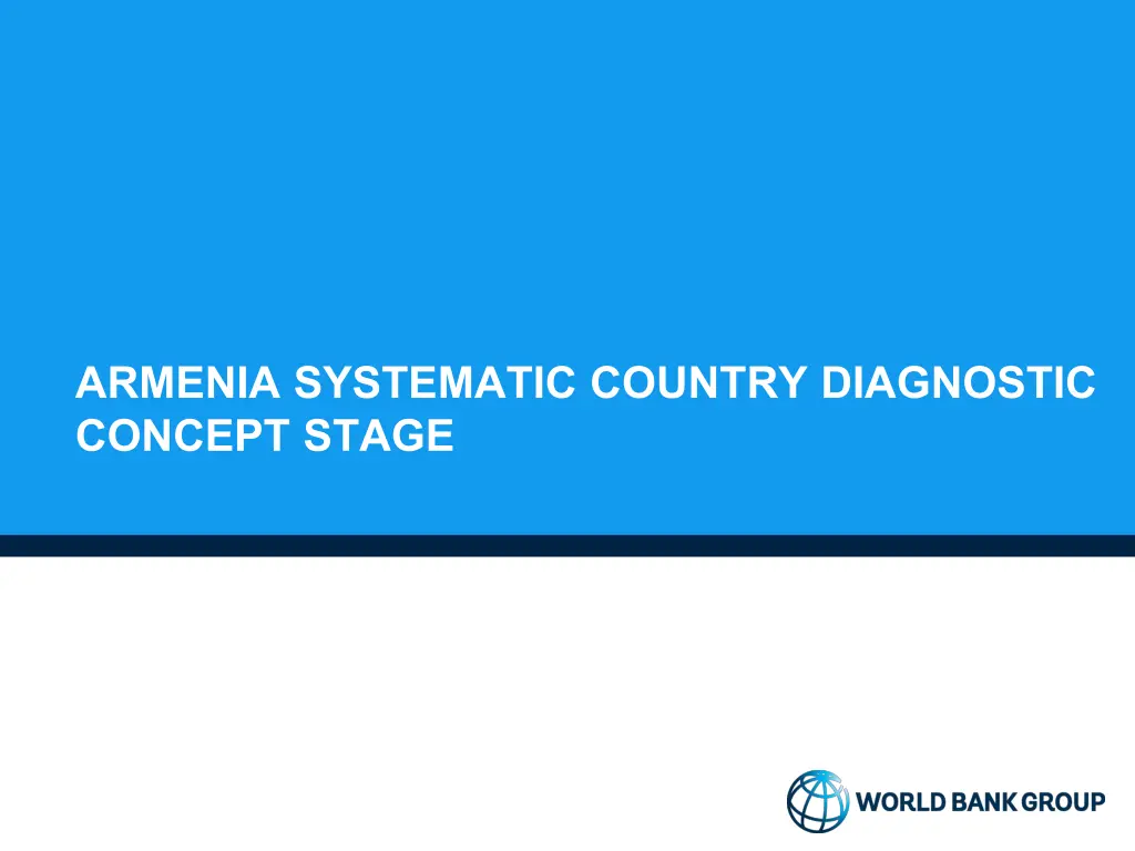armenia systematic country diagnostic concept