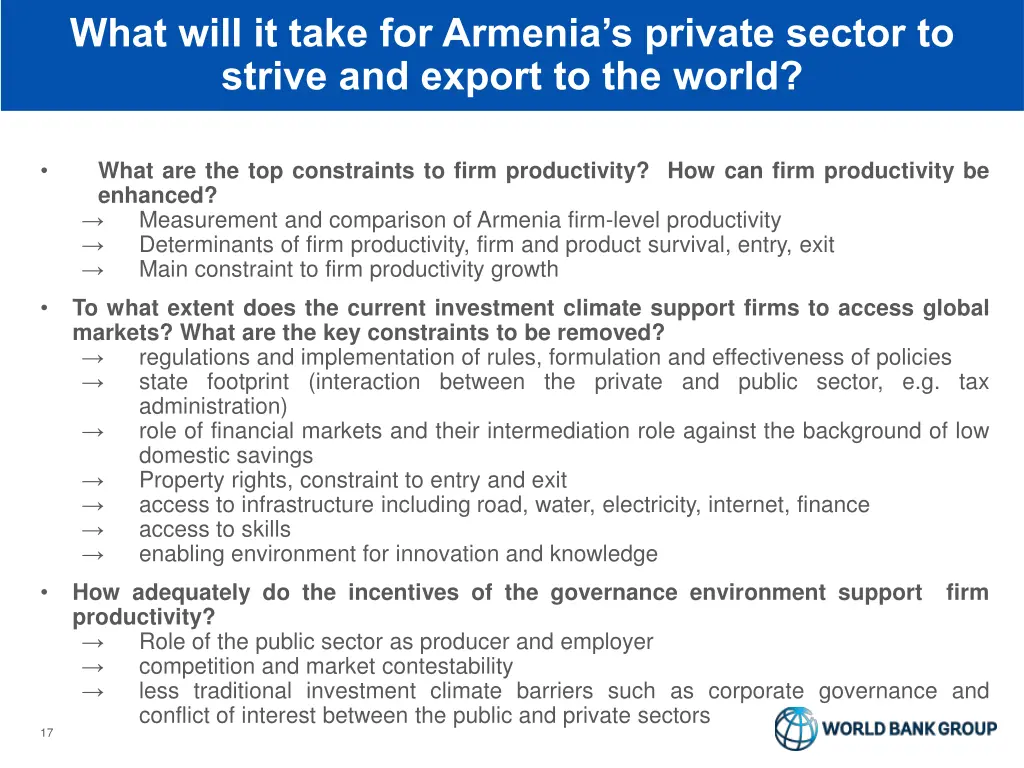 what will it take for armenia s private sector