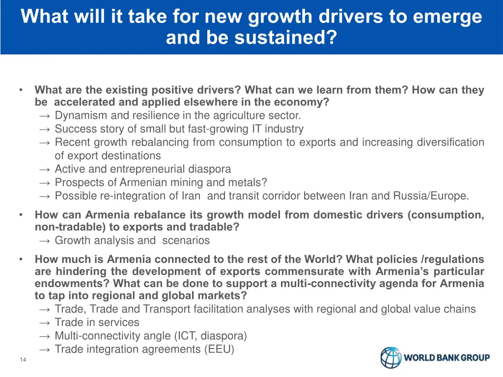 what will it take for new growth drivers