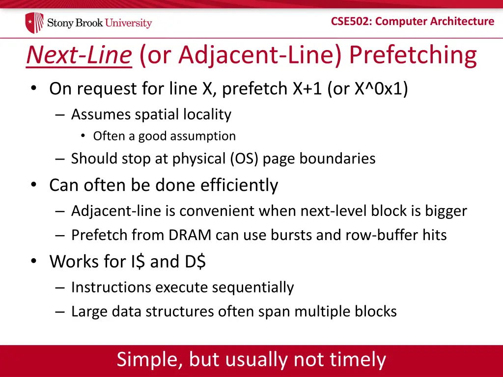 cse502 computer architecture 12
