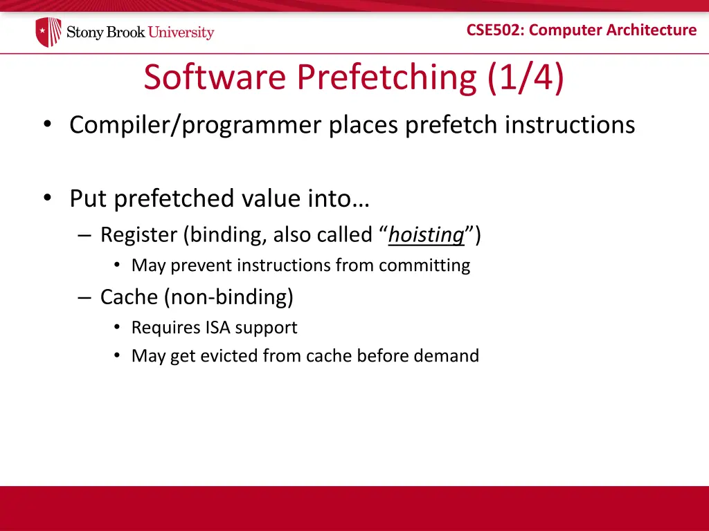 cse502 computer architecture 5
