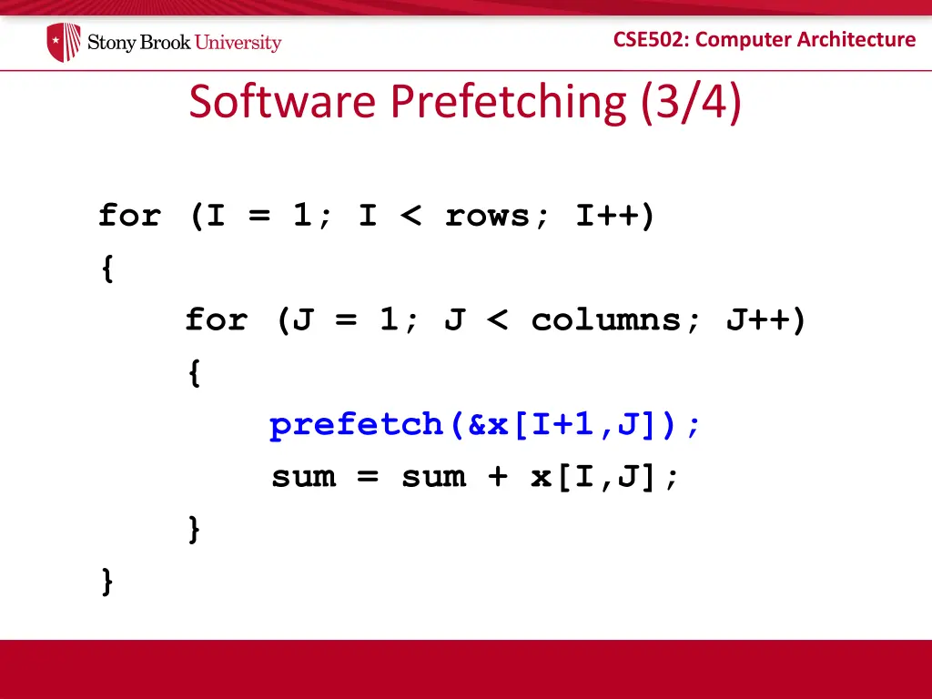 cse502 computer architecture 7
