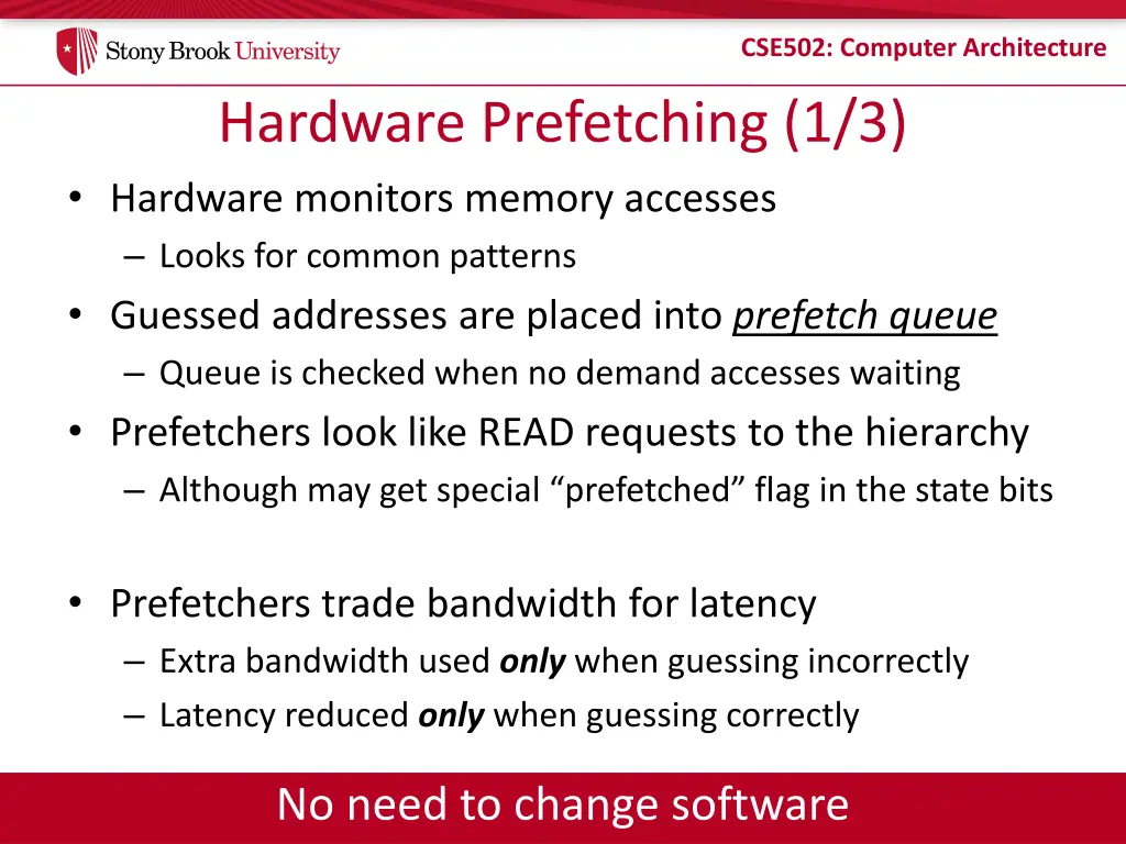 cse502 computer architecture 9