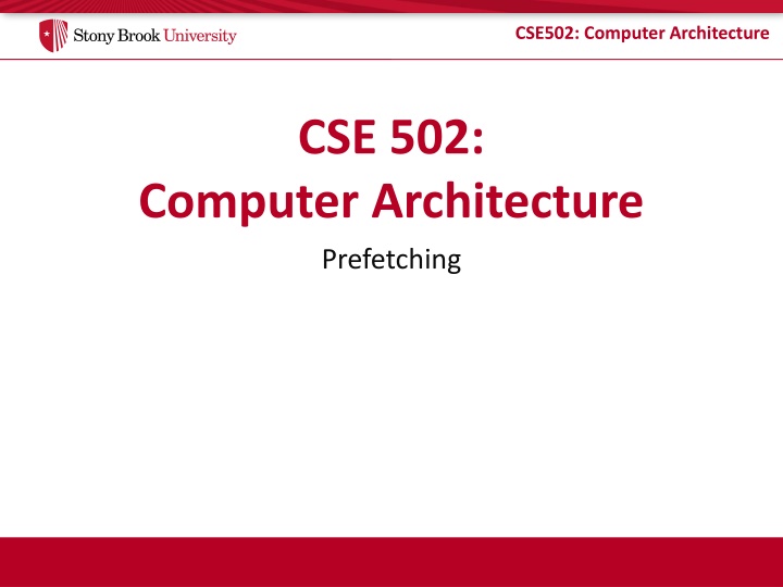 cse502 computer architecture