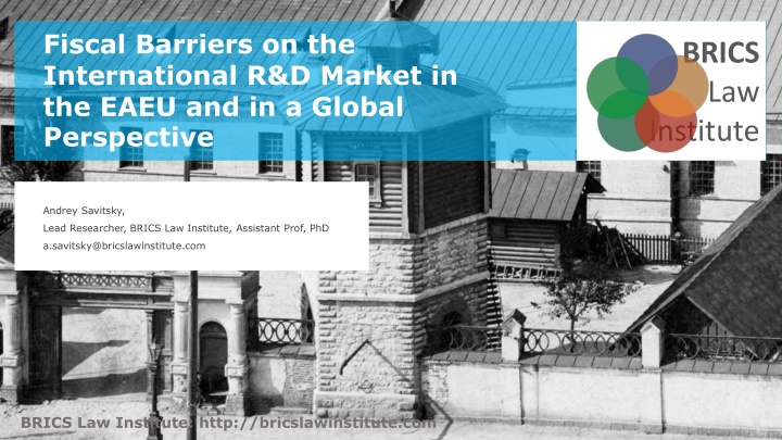 fiscal barriers on the international r d market