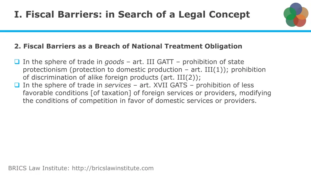 i fiscal barriers in search of a legal concept 1