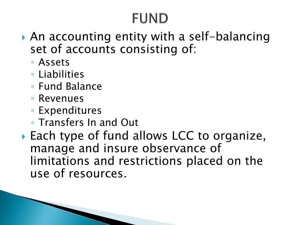 an accounting entity with a self balancing