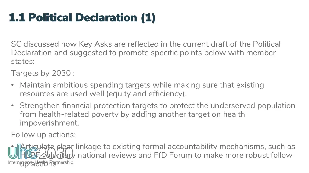 1 1 political declaration 1 1 1 political