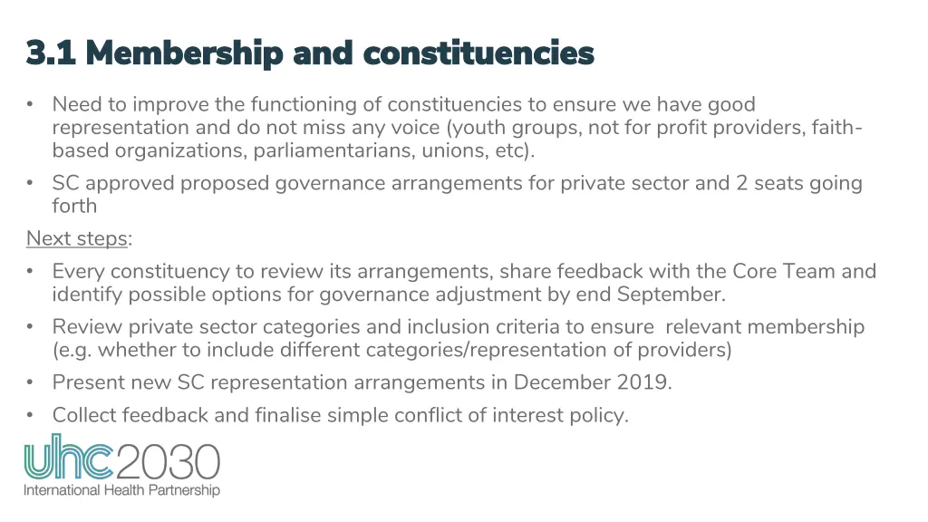 3 1 membership and constituencies 3 1 membership