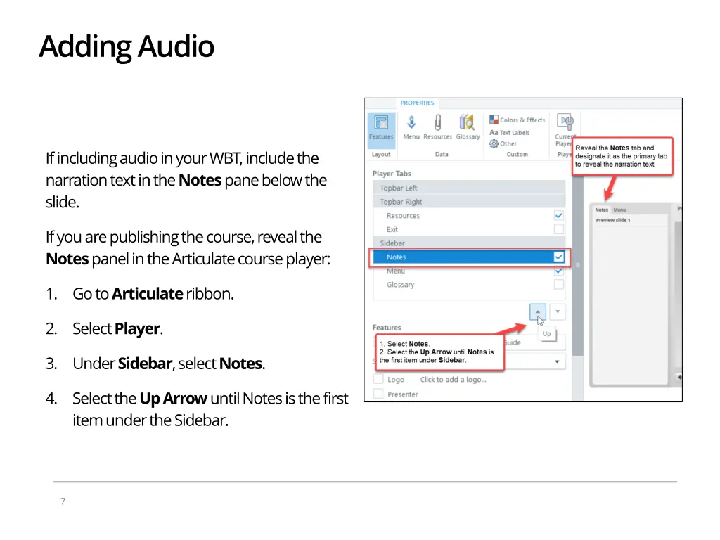 adding audio