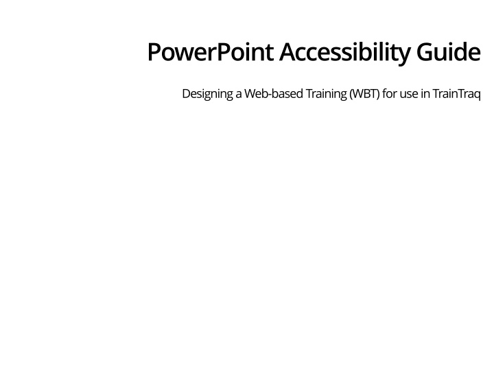 powerpoint accessibility guide