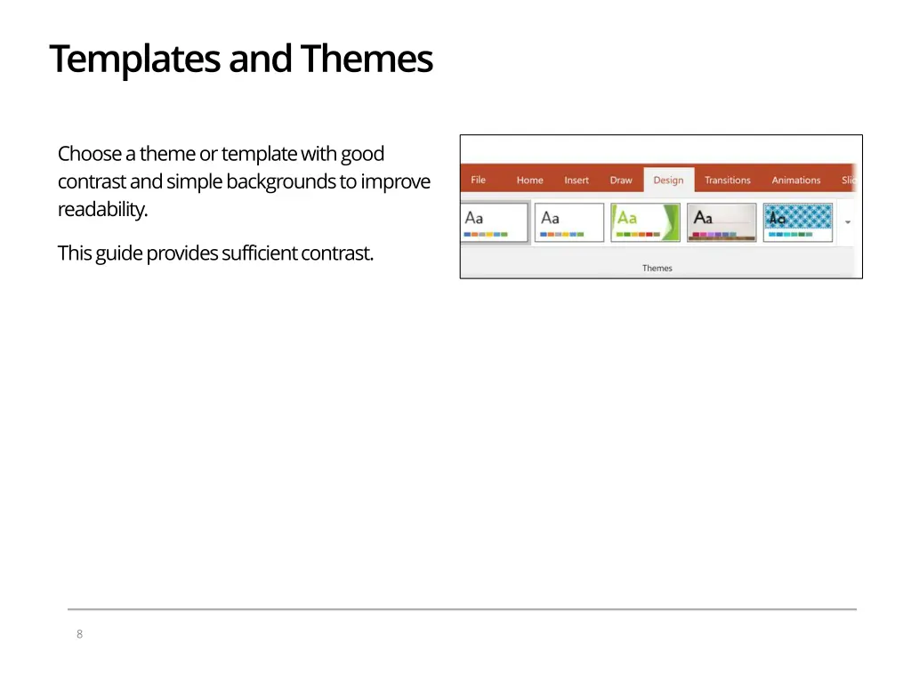 templates and themes
